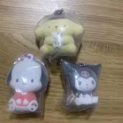 サンリオ ふわわフロッキーマスコット ポムポムプリン ポチャッコ クロミ
