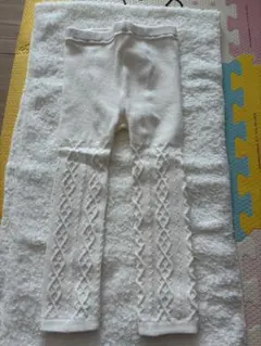 レギンス② オフホワイト　ジャガード