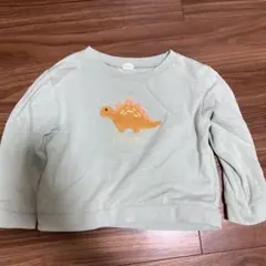 ベビザラス　ステゴサウルス刺繍トレーナー 95cm