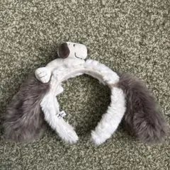 スヌーピーカチューシャ USJ ベージュ ブラウン