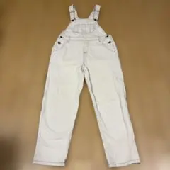 サロペット　ホワイトデニム　L