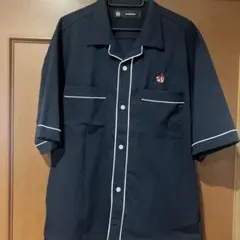 GU UNDERCOVER ネイビー パイピングシャツ L