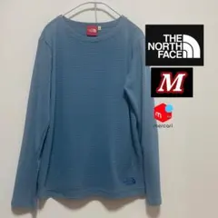 美品 NORTH FACE ノースフェイス 細ストライプ長袖TシャツMサイズ