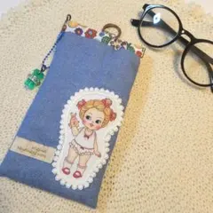 バネ口金 メガネケース ペンポーチ