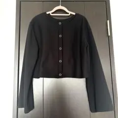 クロップドカーディガン　ブラック