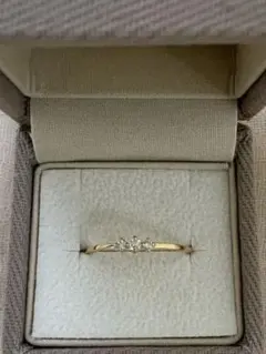 ete エテ k10 ロゼ トライアングル リング 10金7号 bizoux | Mercari