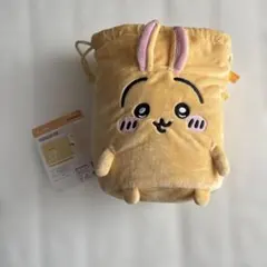 ちいかわ マスコット巾着付きブランケット うさぎ