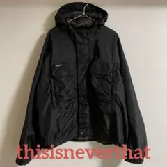 [美品]thisisneverthat ナイロン マウンテンパーカー black