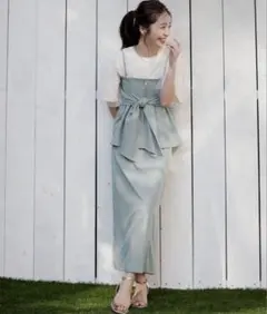 ナチュラルクチュール osono2WAYビスチェ付きスカート