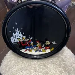 希少 昭和レトロ　ミッキーマウス ミニーマウス壁掛けミラー　東京ディズニーランド