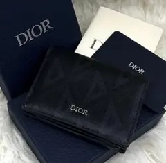 ［美品］Christian Dior ビジネスカードホルダー オブリーク