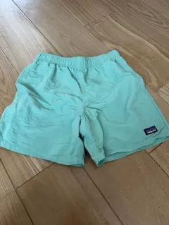 Patagonia キッズ・バギーズショーツ５インチミントグリーン