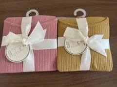 GU コットンブレンドリブ クロップドワイドネックT 長袖 ブラック 2枚セット