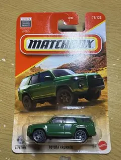 マッチボックス トヨタ 4ランナー グリーンのサムネイル