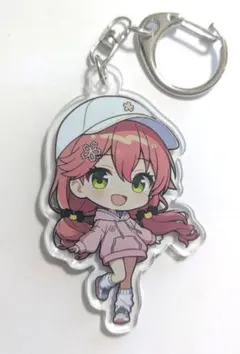 【新品/未開封】ホロライブ さくらみこ 両面プリントアクリルキーホルダー