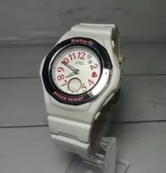 CASIO Baby-G BGA-105-7BDR ハートホワイト 動作〇程度△