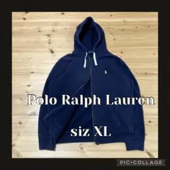 良品　ポロラルフローレン　ジップアップパーカー　フルジップパーカー　サーマル