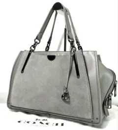 COACH ドリーマー 36 ハンドバッグ ショルダー 2way レザー グレー