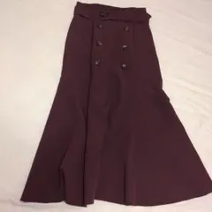 INGNI マーメイドスカート　ワインレッド