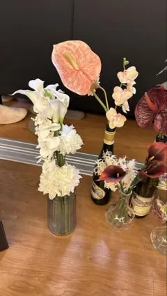 結婚式　ウェルカムスペース　造花