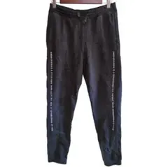 アバクロ キッズ スウェットパンツ 黒 160 150 レディースXS 裏起毛