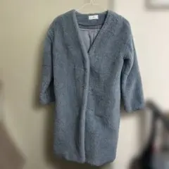 AZUL by moussy グレー ロングコートのサムネイル