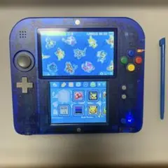 Nintendo ニンテンドー2DS 本体　クリアブルー　ポケモン青