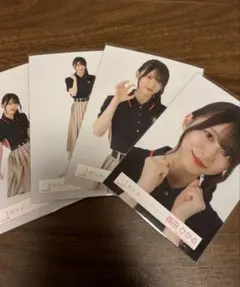 櫻坂46　森田ひかる　ポロシャツコーデ　生写真　コンプ
