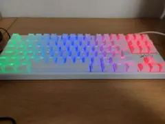 Xtrfy k4 RGB TKL white 本体　動作良好　キートップ交換済み