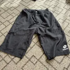Lotto 黒 ショートパンツ