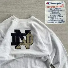 珍品！90s Notre Dame リバースウィーブ　カレッジ　スウェット