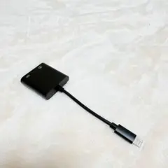 2in1 Lightning USB 変換アダプタ ブラック