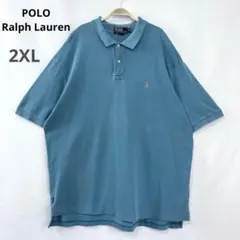 ポロラルフローレン 刺繍ロゴ 無地 鹿の子 半袖 ポロシャツ S114