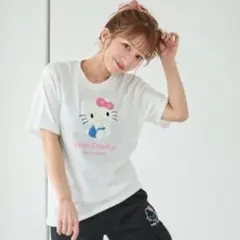 しまむら♡辻希美 アンジュシャルム　ハローキティ　Tシャツ　Mサイズ