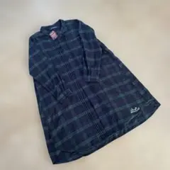 〈新品〉　ドラッグストアーズ　秋　長袖　 シャツワンピース　ネル