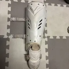 野球 バッター用 フットガード ホワイト