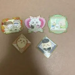 ちいかわ キラキラダイカット ステッカー 5枚セット