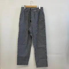 【GU】 ストライプ柄 カジュアルパンツ　Lサイズ