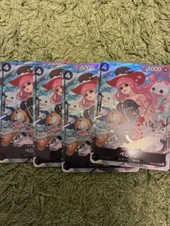 ワンピースカード ペローナ パラレル 4枚 プレミアムカードコレクション