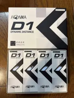 【新品・未使用】ホンマゴルフボールD1ボール　12個入