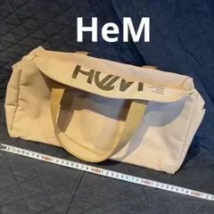 HeM ヘム トートバッグ　ベージュ　コットン　肩掛けできる！のサムネイル