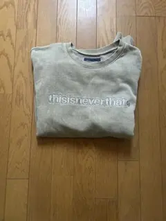 thisisneverthat ベージュ スウェット