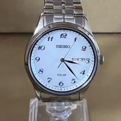 SEIKO メンズ 腕時計 ソーラー デイデイト ホワイトのサムネイル