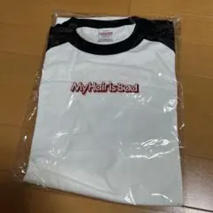 My Hair is Bad 三次元ロゴ刺繍ラグランTシャツ Lサイズ