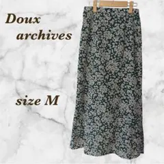 Doux archives 花柄 フレアスカート Mサイズ