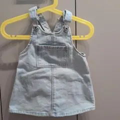 ZARA　ベビー　デニムジャンパースカート　80cm