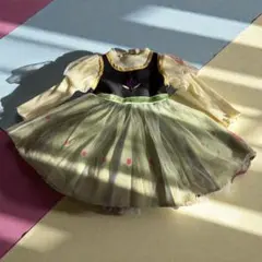 リトシー　ワンピース　90 Disney アナと雪の女王　幼少期のアナ　なりきり