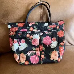 レスポートサック　花柄トート&ポーチ
