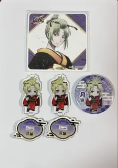 銀魂 吉原大炎上 月詠 まとめ売り(アクスタ 缶バッジ コースター)