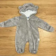 くま耳カバーオールアウター　新生児〜